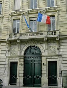 façade de la Banque de France