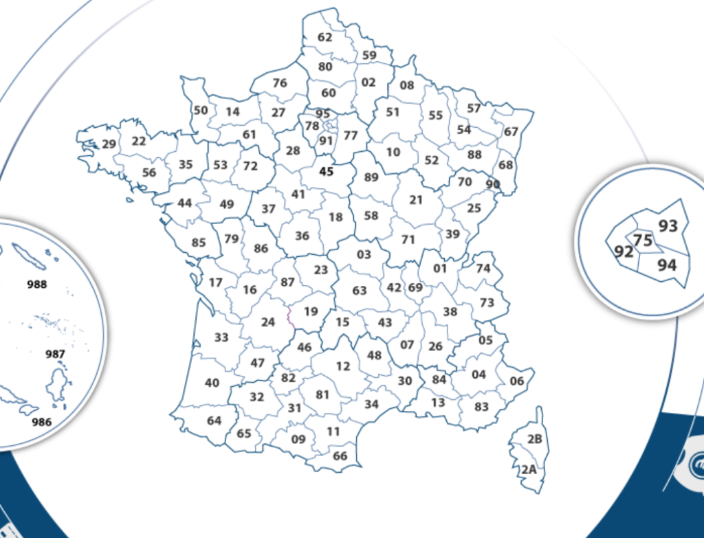 sélectionner votre département ou territoire